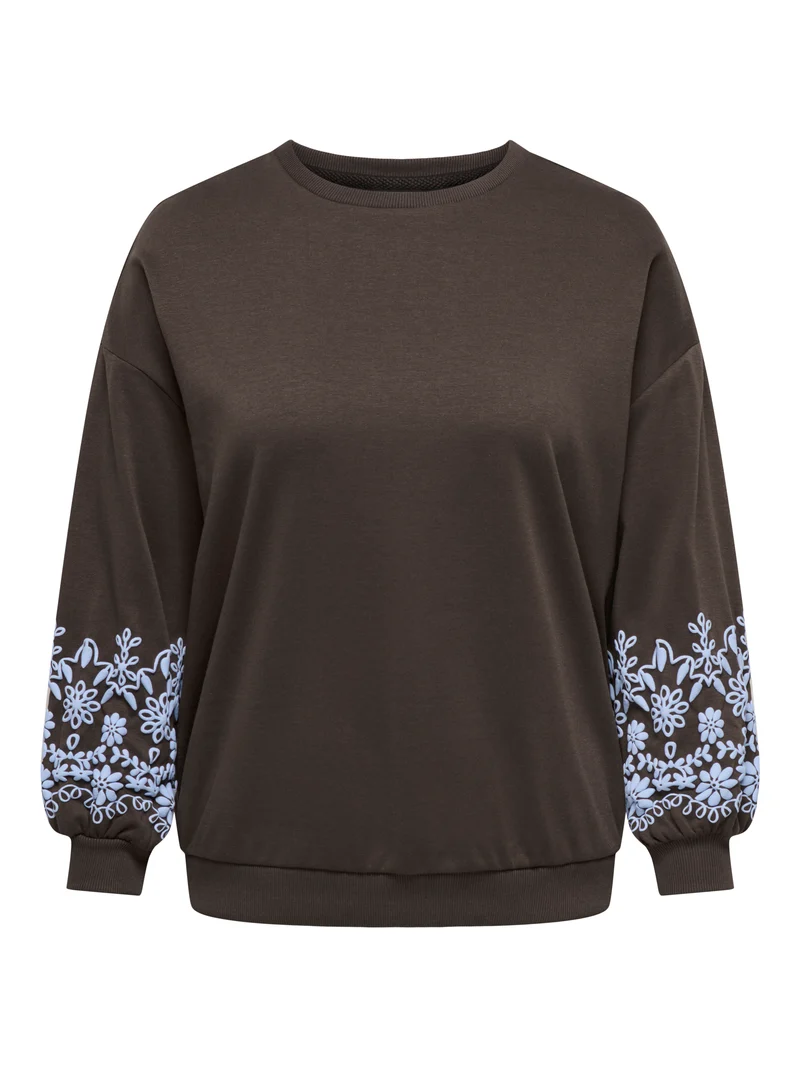 CARBROOKE L/S O-NECK PRINT SWT JRS NOOS