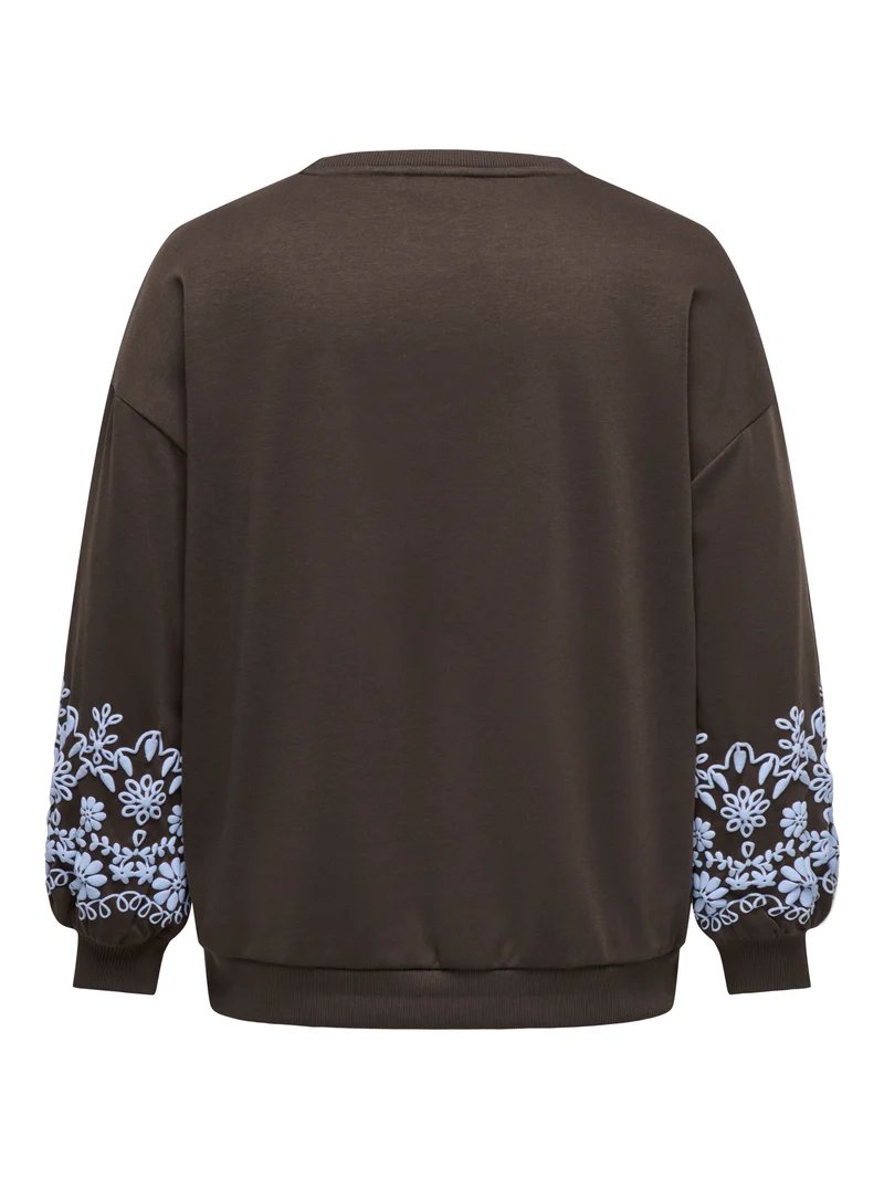 CARBROOKE L/S O-NECK PRINT SWT JRS NOOS