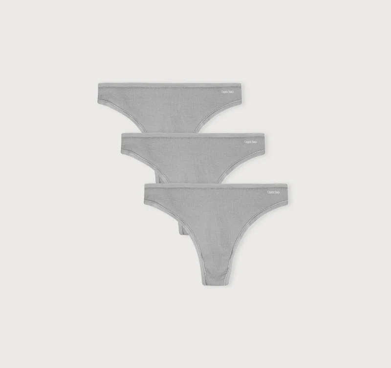Core Rib Thong 3-Pack