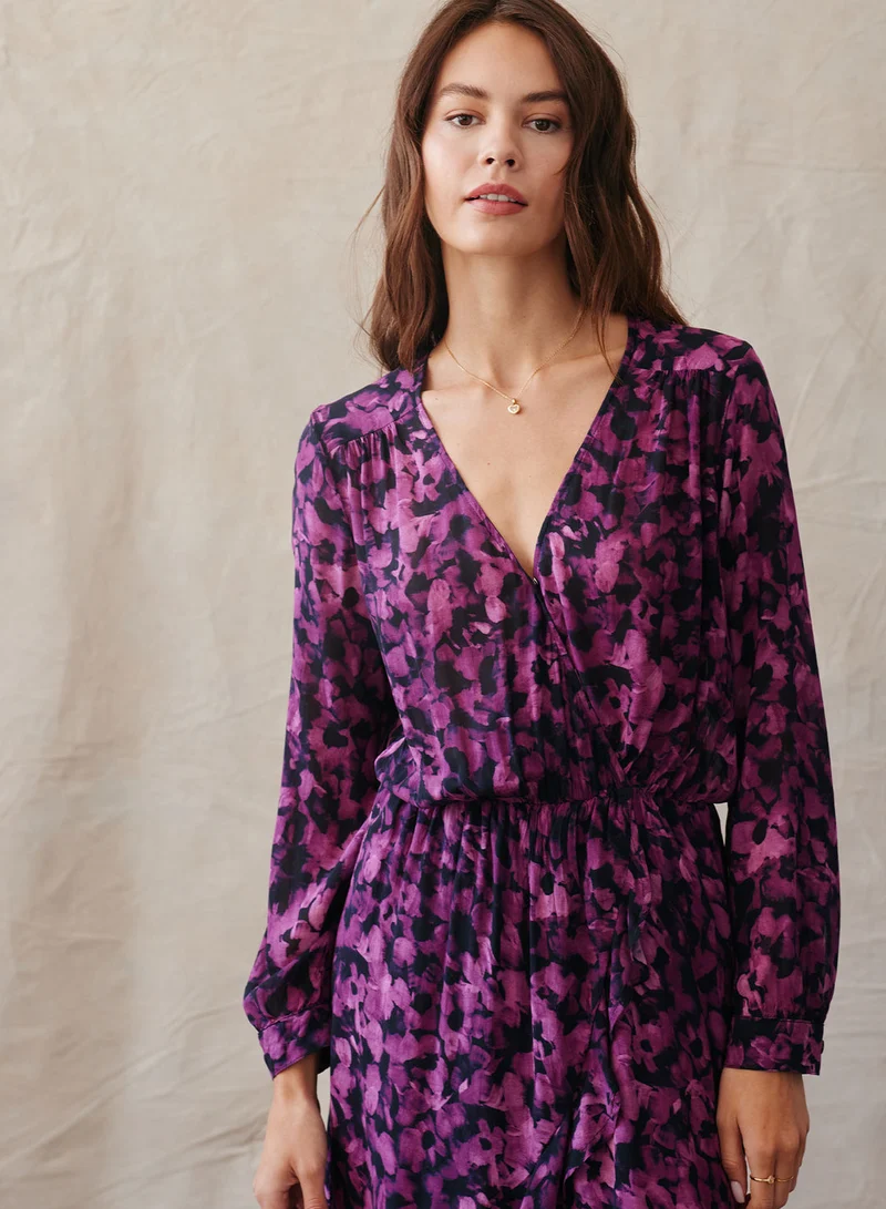 Vera V Neck Midi Dress