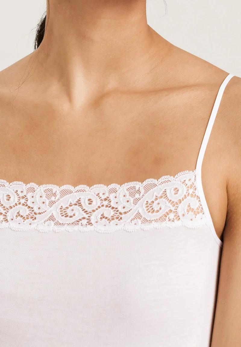 Moments Spaghetti Top | white 071484-070101