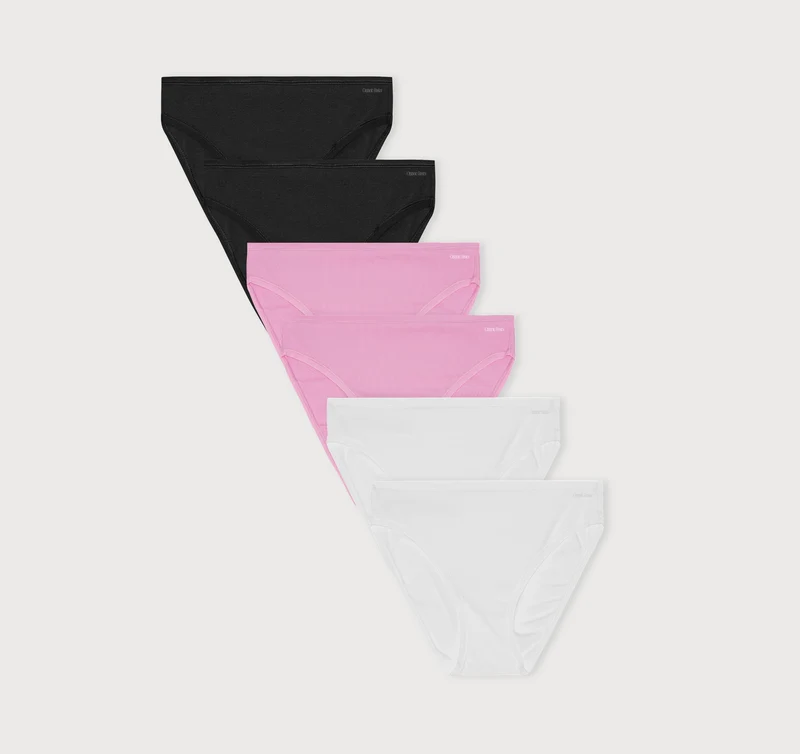 Core Rib High-Leg Briefs 6-Pack