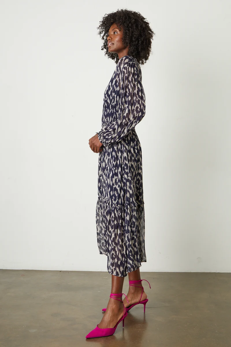 Kendra Calico Dress