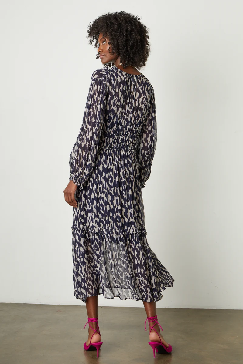 Kendra Calico Dress