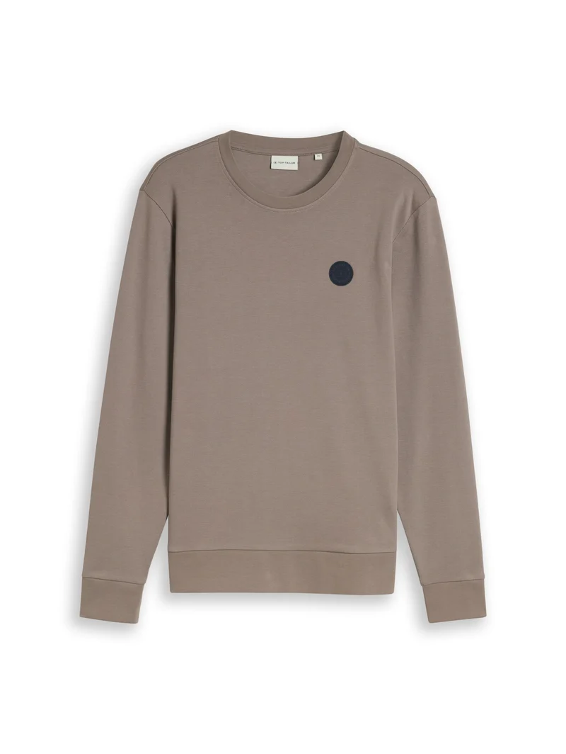 Sweatshirt mit Rundhalsausschnitt