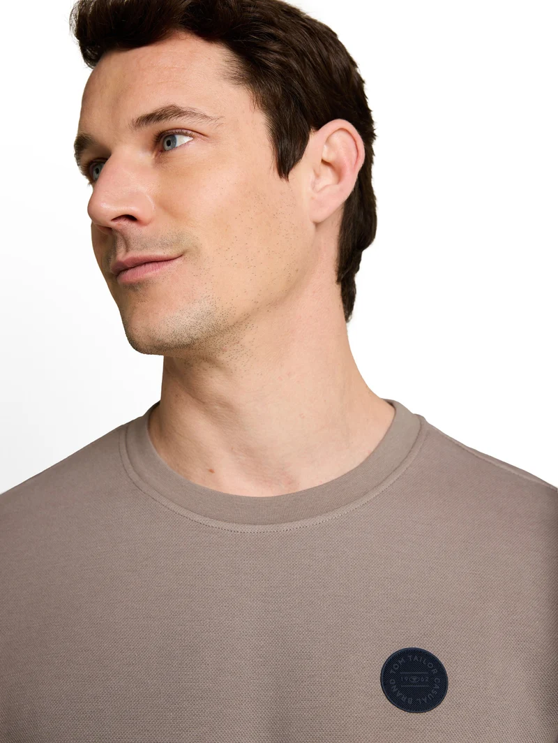 Sweatshirt mit Rundhalsausschnitt