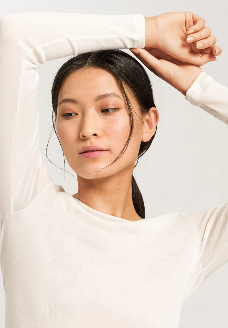 Woolen Silk L/SLV Shirt | cygne 071409-070795