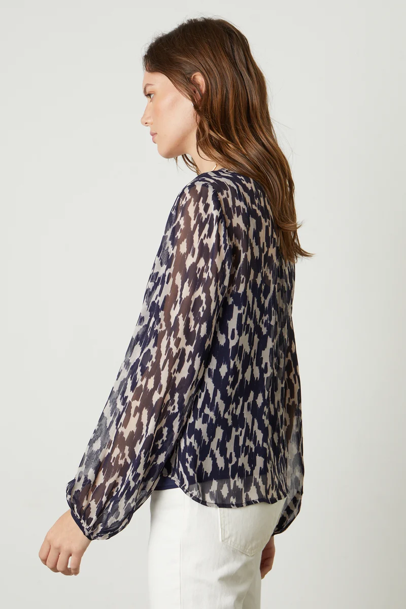 Edna Calico Blouse