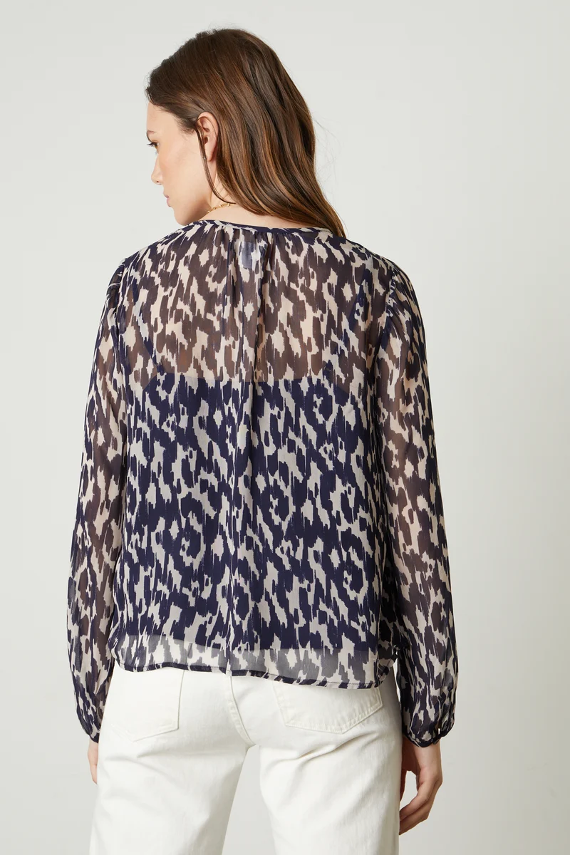 Edna Calico Blouse