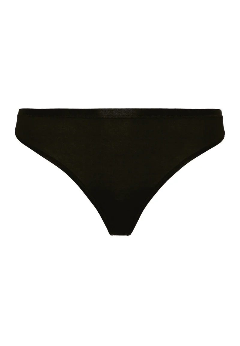 Cotton Sensation Thong | black 071402-070019