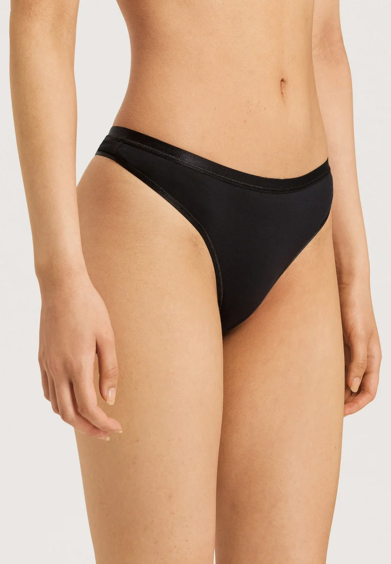 Cotton Sensation Thong | black 071402-070019