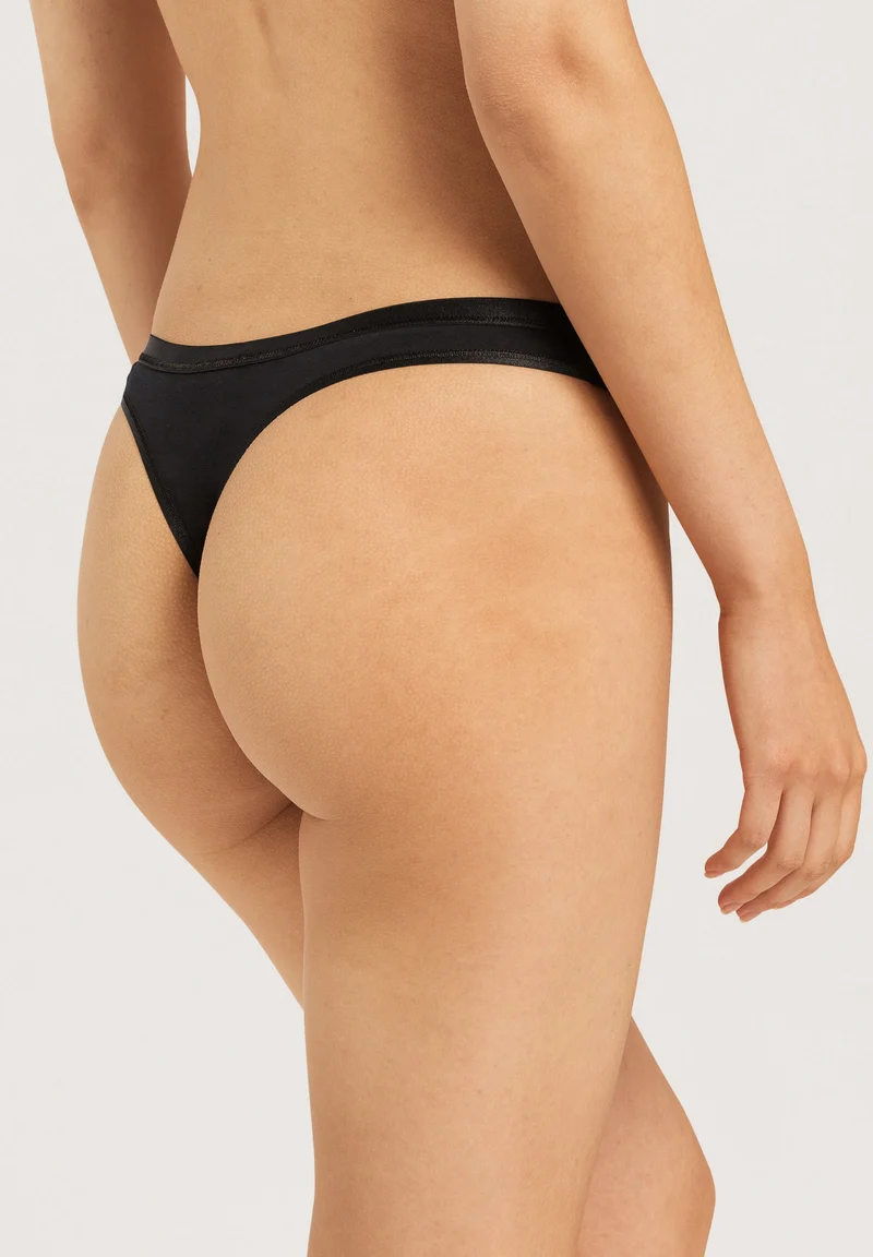 Cotton Sensation Thong | black 071402-070019