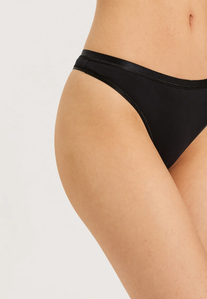 Cotton Sensation Thong | black 071402-070019