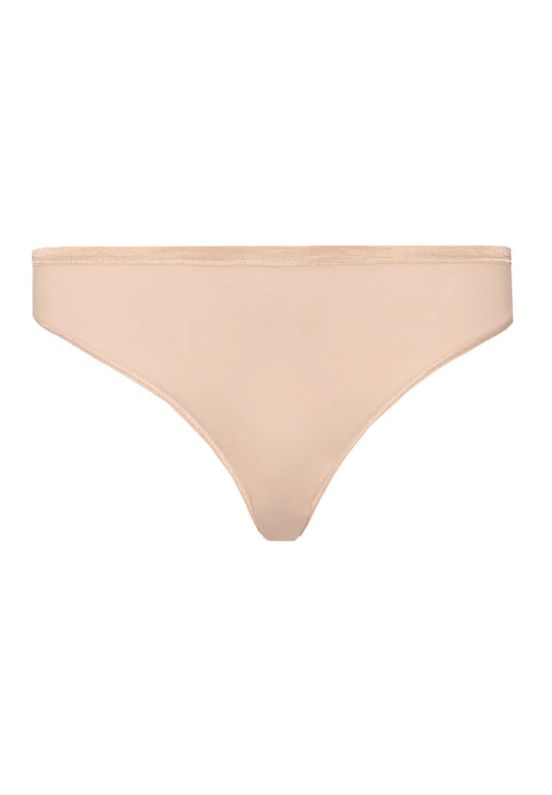 Cotton Sensation Thong | beige 071402-070274