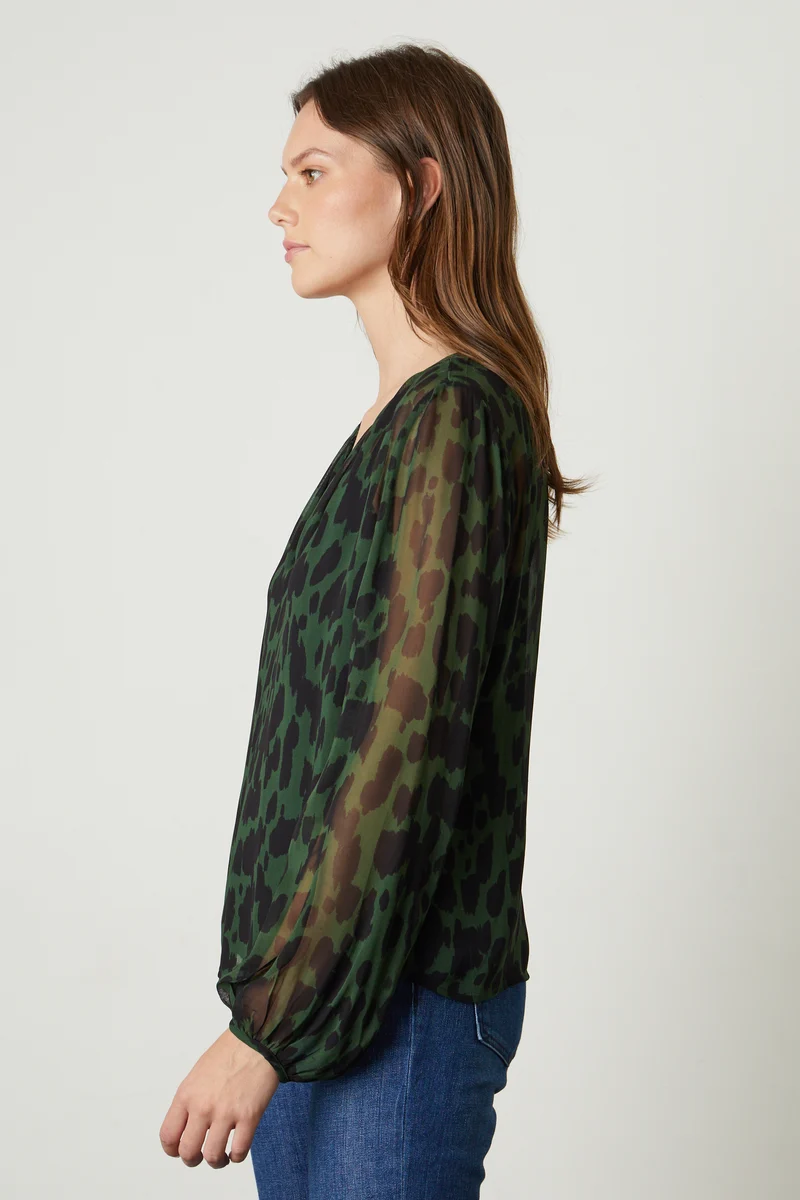 Edna Airbrush Blouse