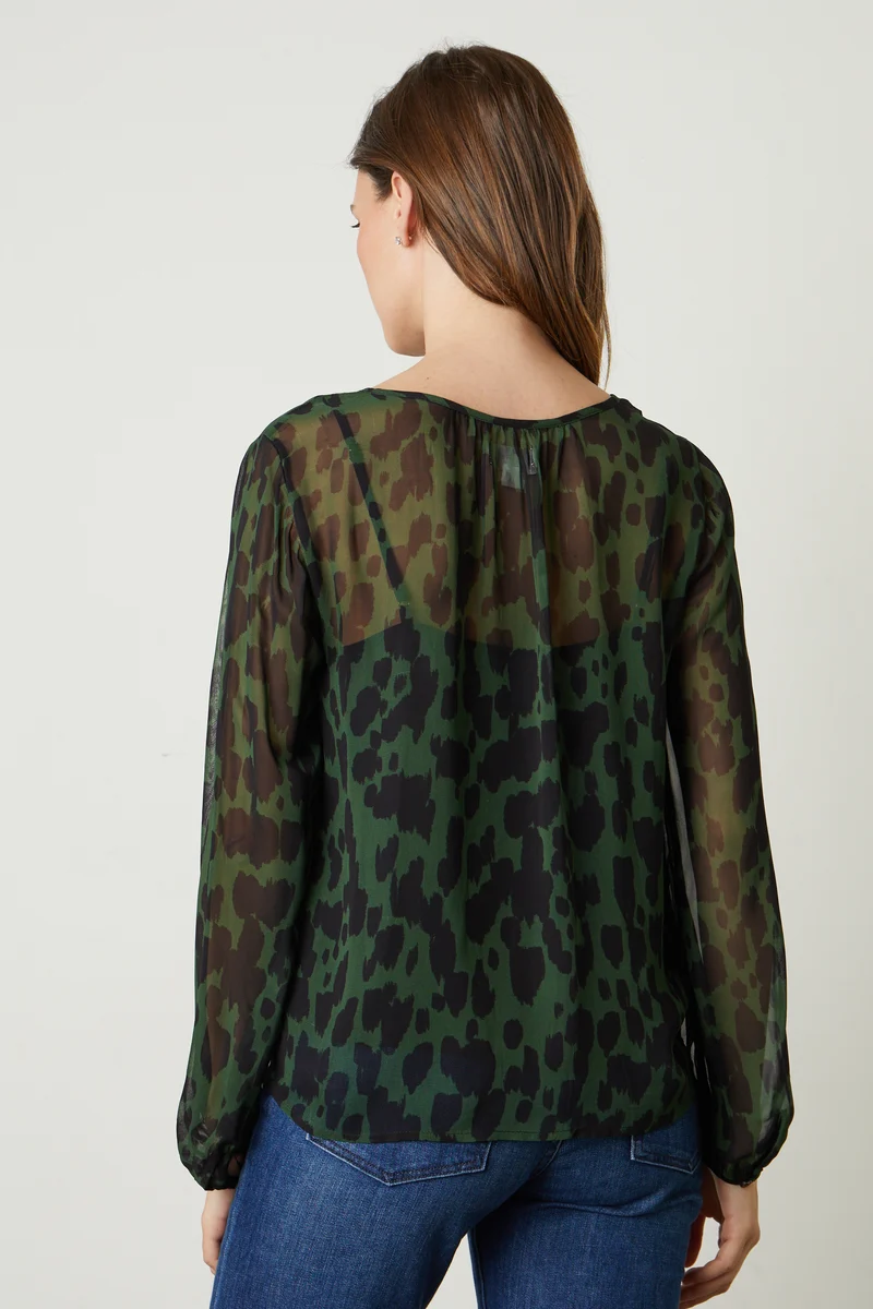 Edna Airbrush Blouse