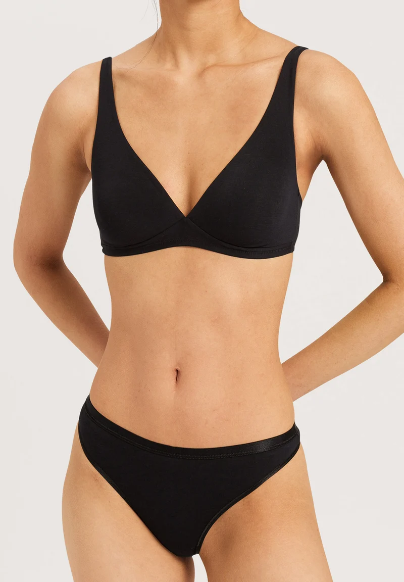 Cotton Sensation Soft Cup Bra | black 071387-070019