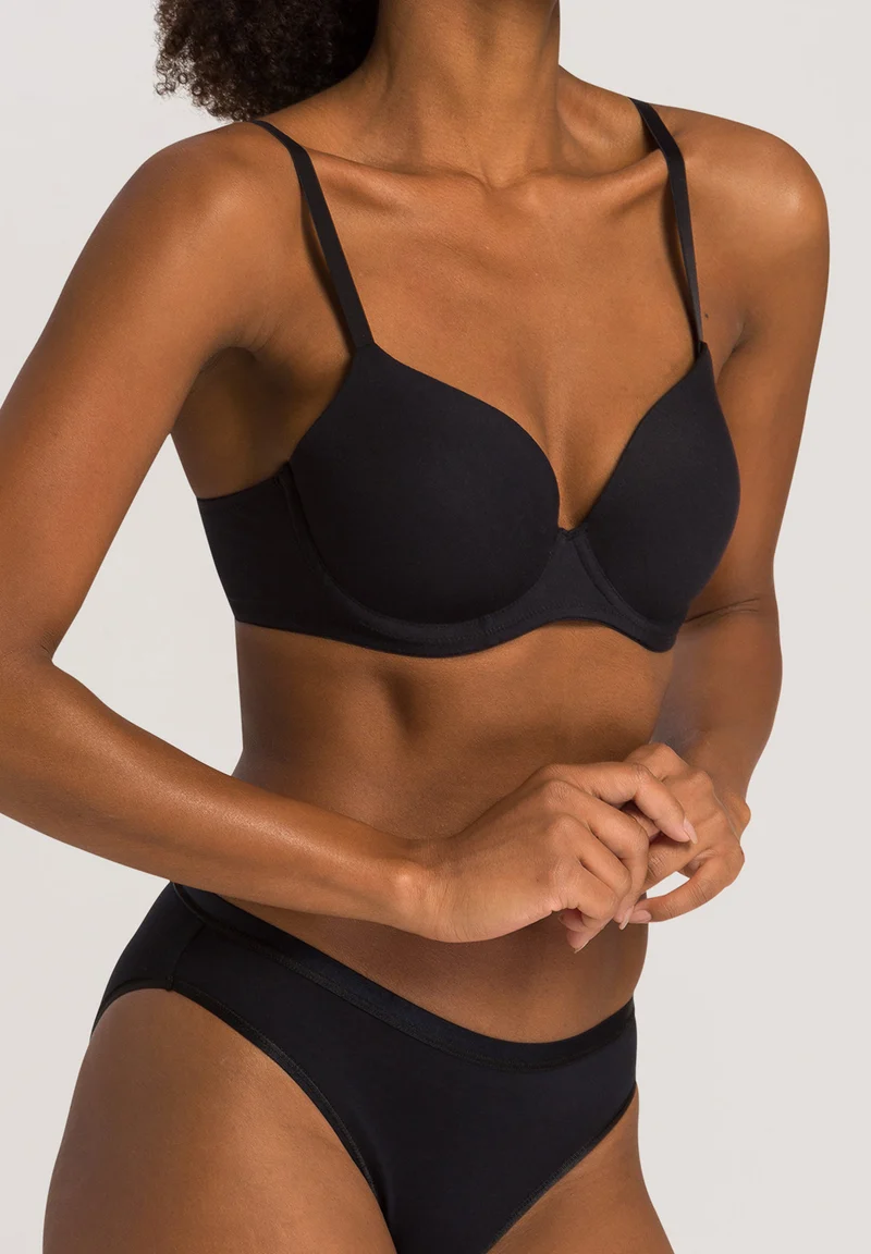 Cotton Sensation Padded Bra | black 071382-070019