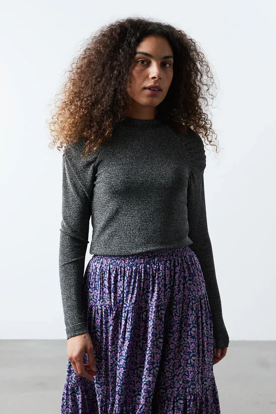 Ellen Silver Blouse