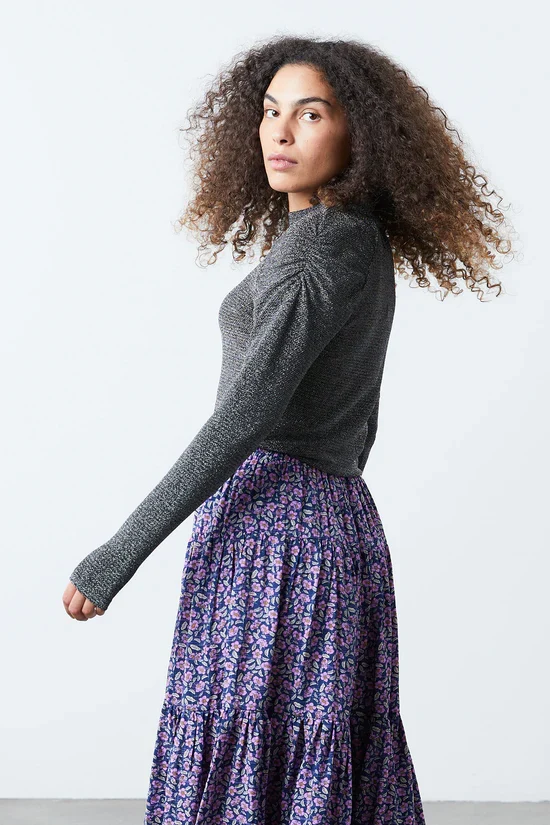 Ellen Silver Blouse