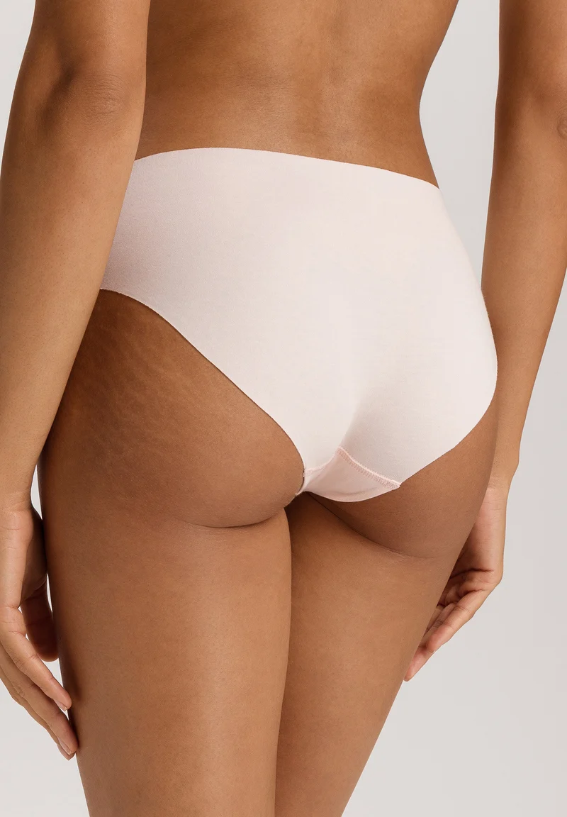 Invisible Cotton Midi Briefs | powder 071243-071381