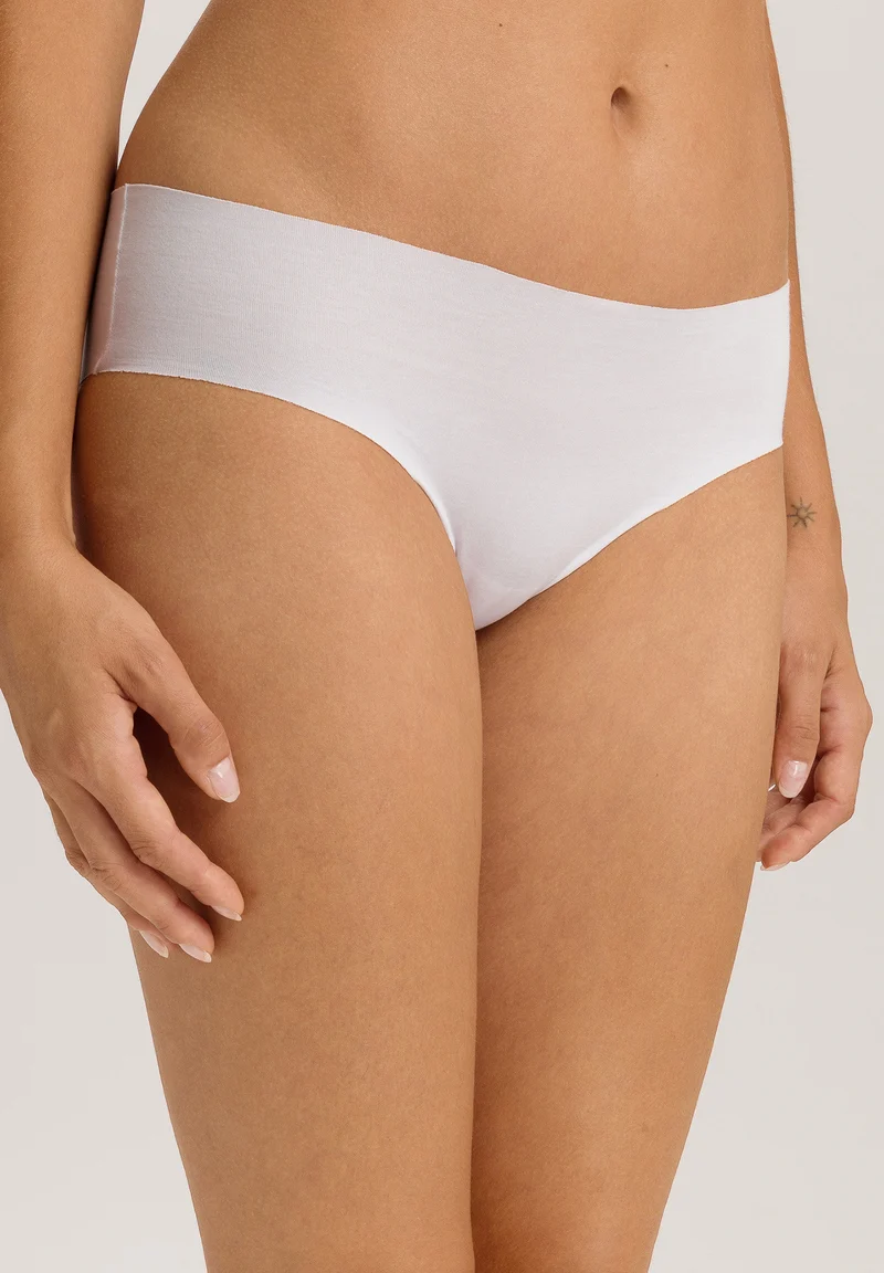 Invisible Cotton Midi Briefs | white 071243-070101