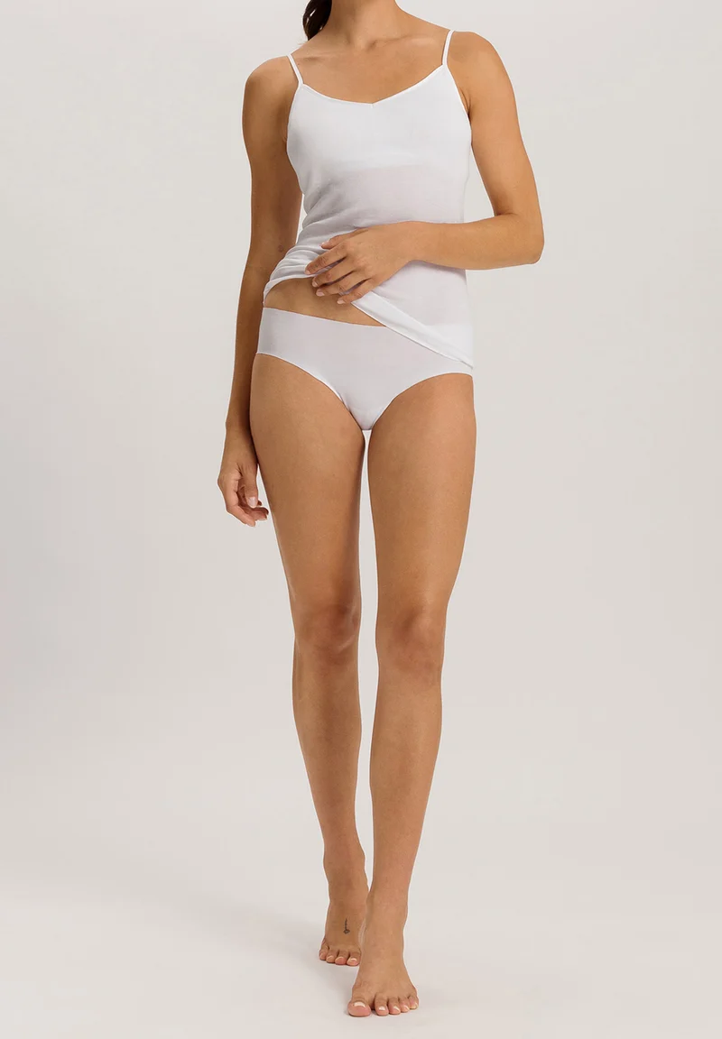 Invisible Cotton Midi Briefs | white 071243-070101