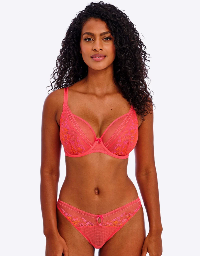Freya Sydnie High Apex Plunge Bra Strawberry Ice Pink