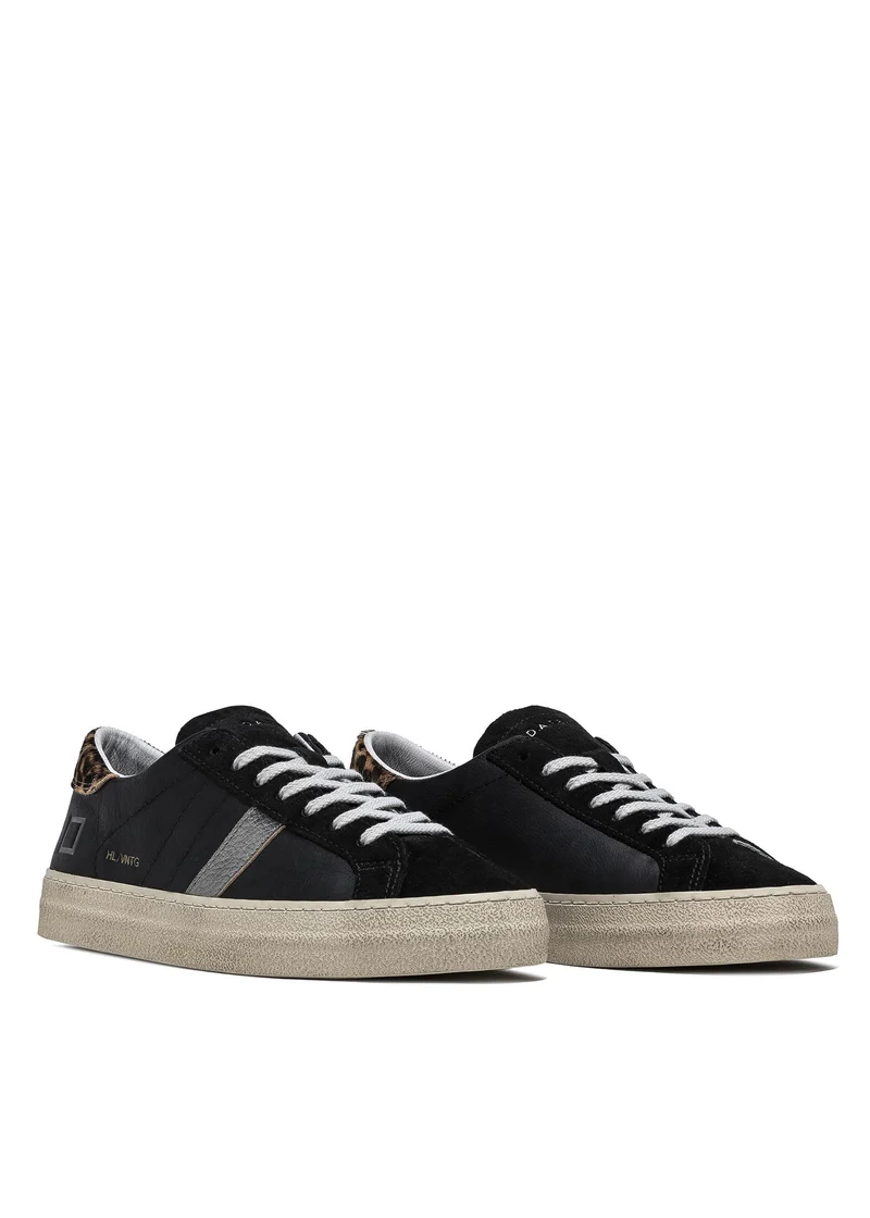 Hill Low Vintage Calf Black Trainer