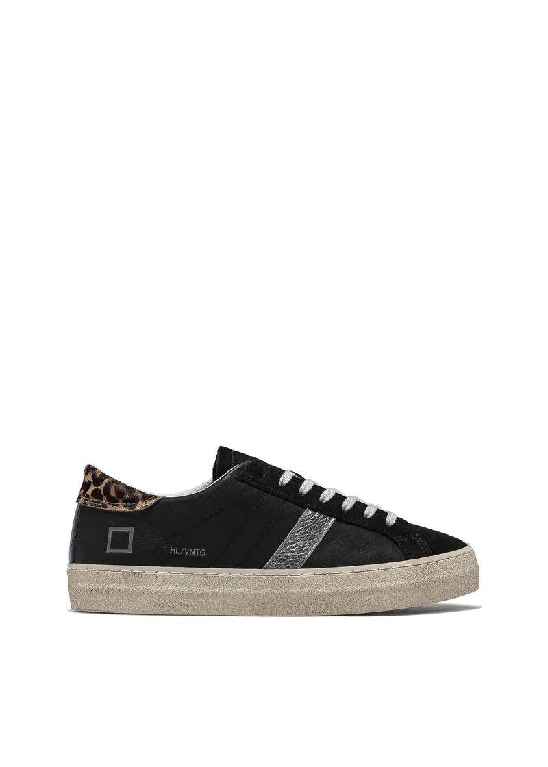 Hill Low Vintage Calf Black Trainer