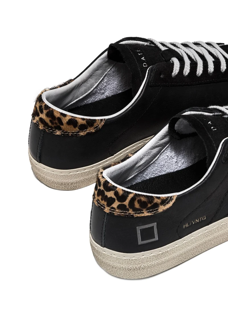 Hill Low Vintage Calf Black Trainer