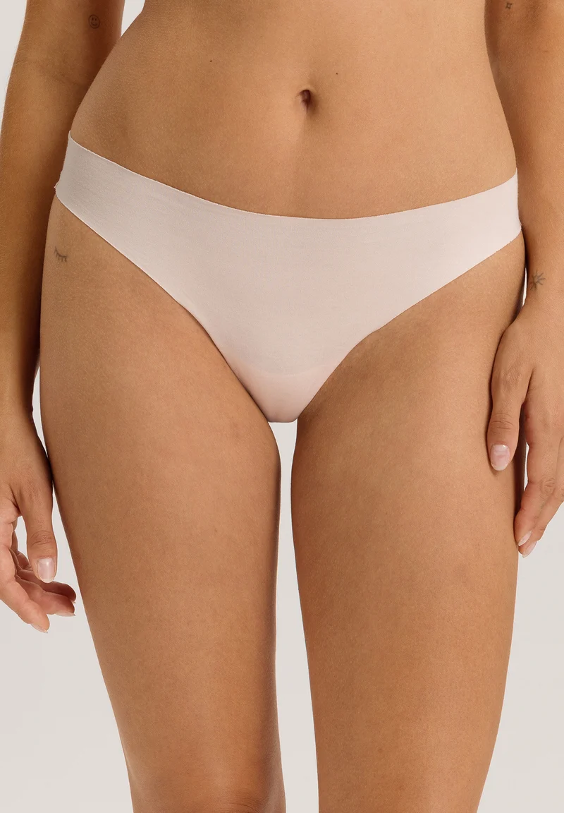 Invisible Cotton Thong | powder 071242-071381