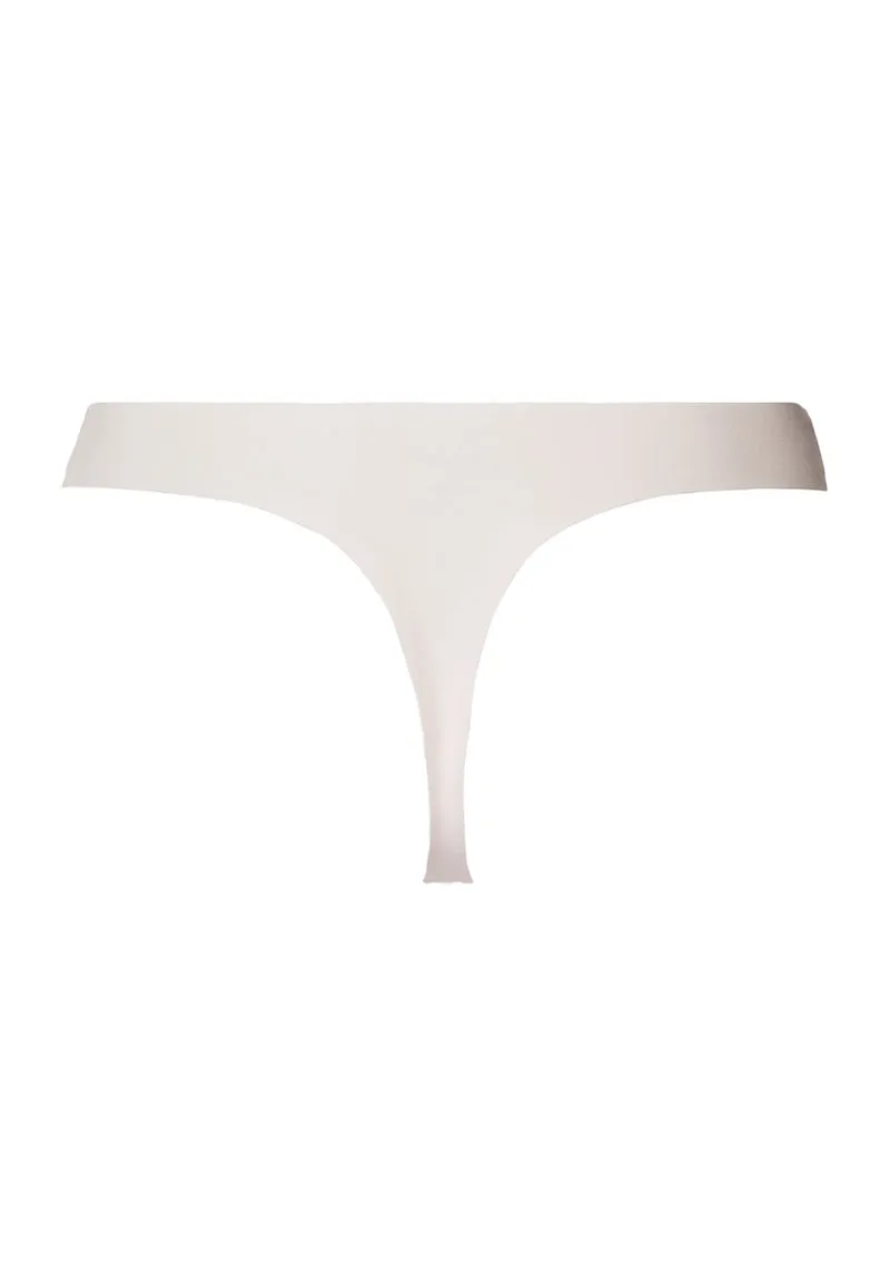 Invisible Cotton Thong | powder 071242-071381