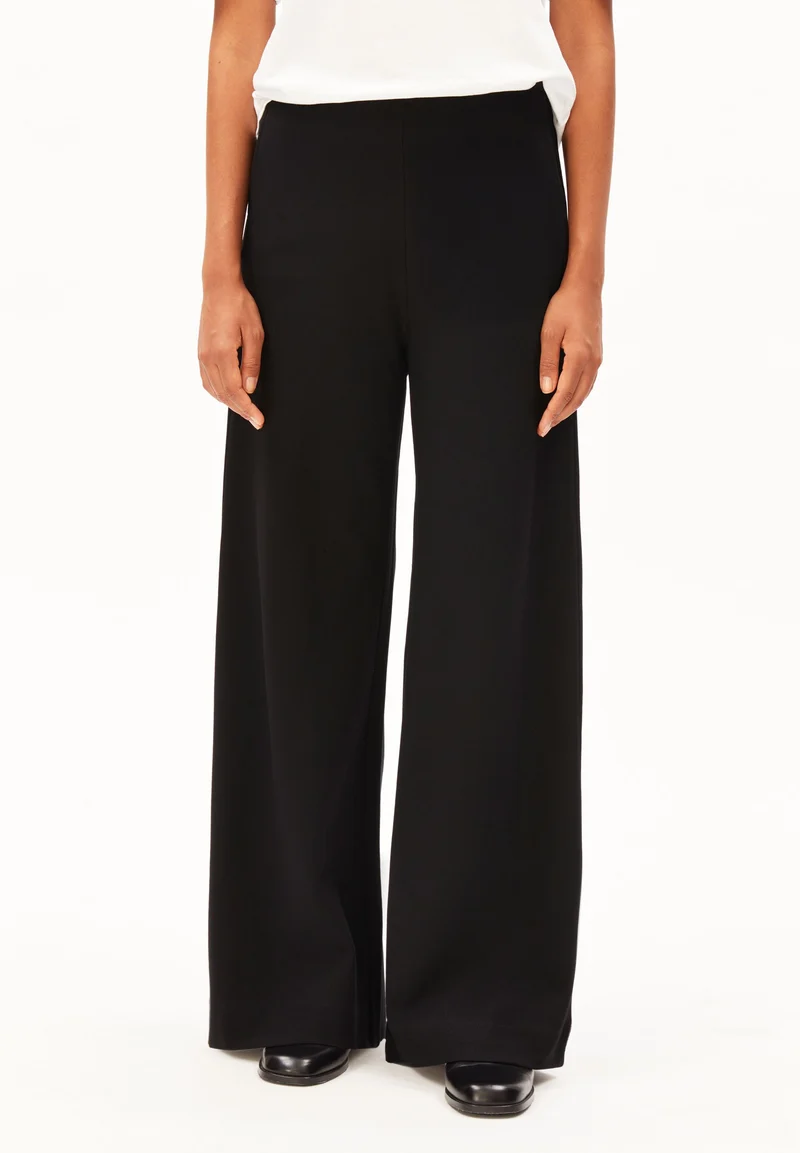BASIC JERSEY WIDE LEG PANT