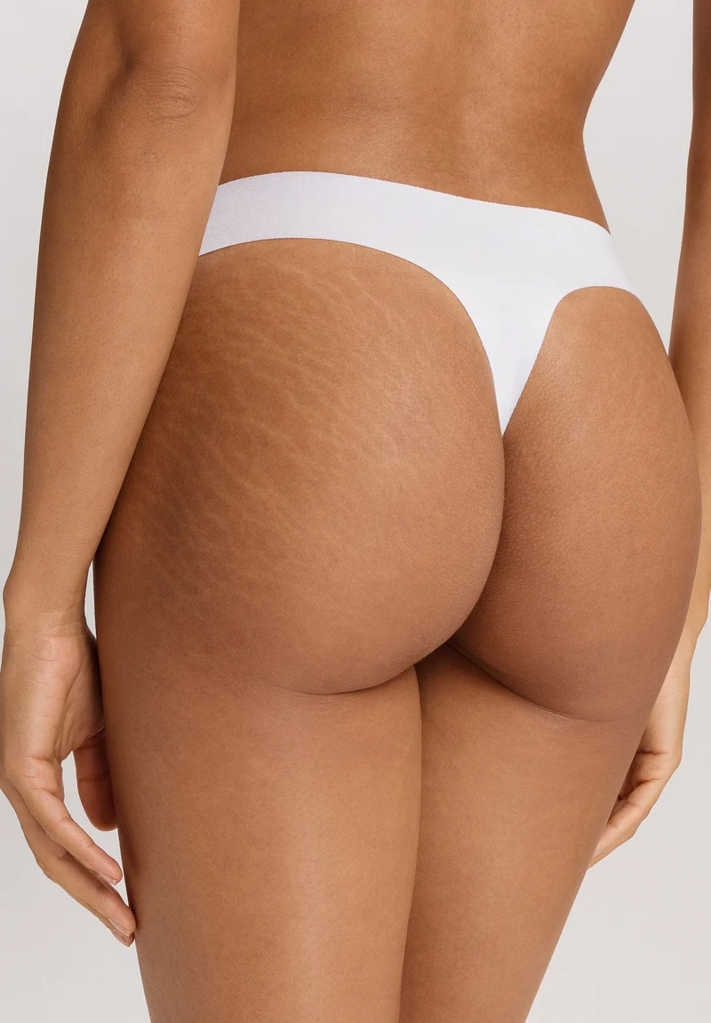 Invisible Cotton Thong | white 071242-070101