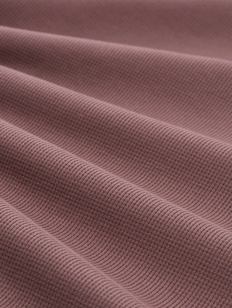 T-Shirt mit Waffelstruktur