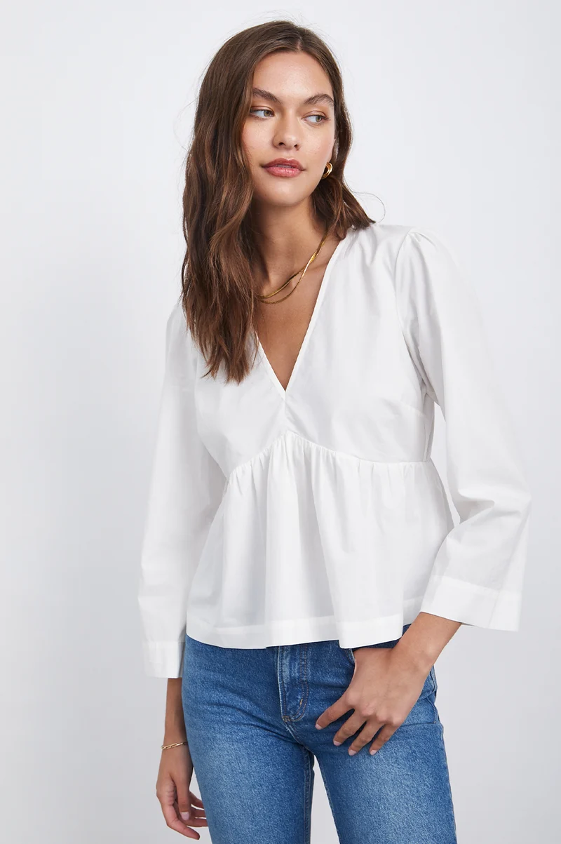 Noella White Blouse