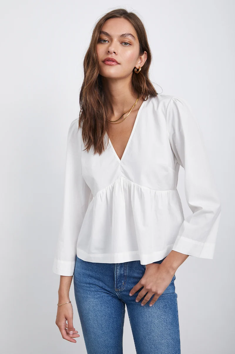 Noella White Blouse