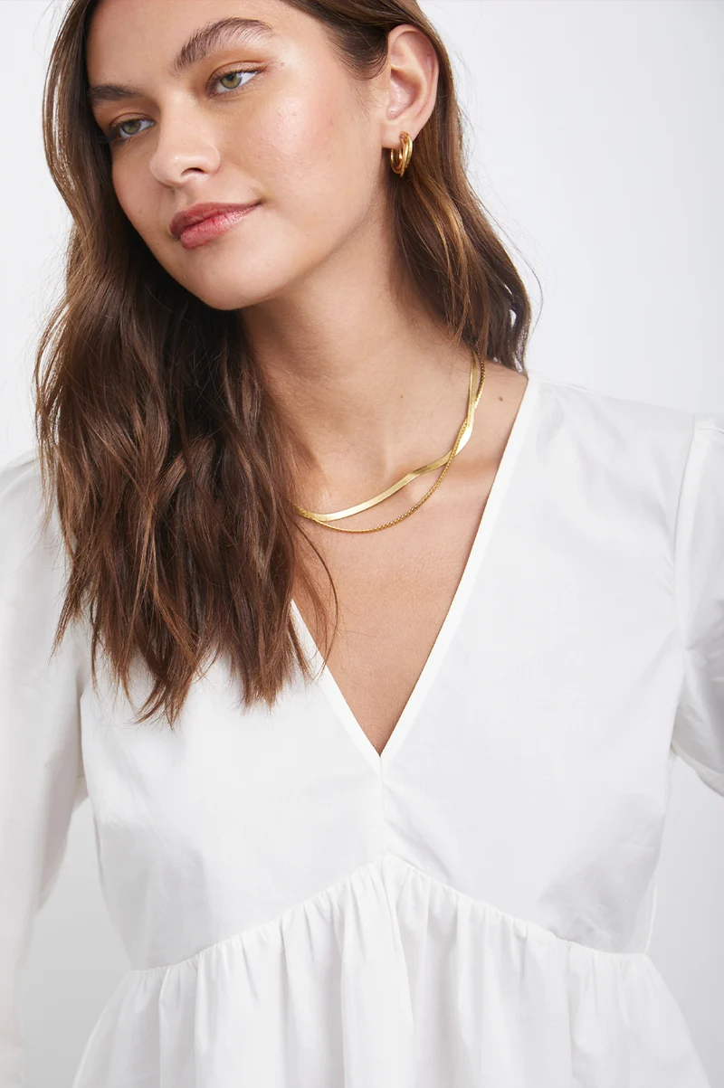 Noella White Blouse