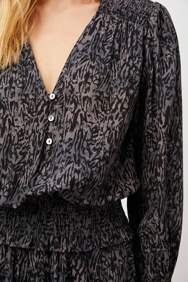 Zana Charcoal Dress
