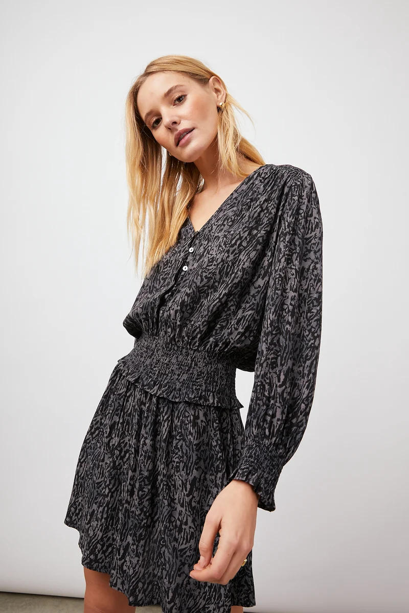 Zana Charcoal Dress