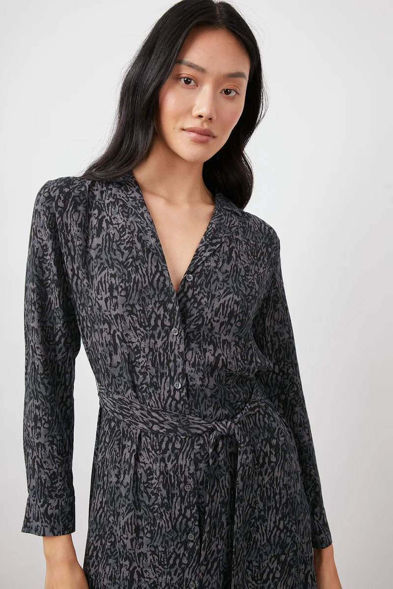 Beatrice Charcoal Dress