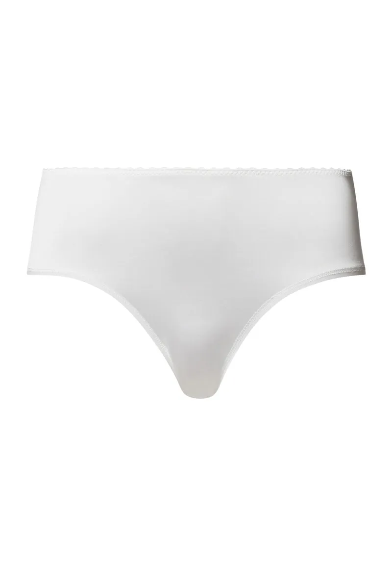 Satin Deluxe Midi Briefs | off white 071126-070102