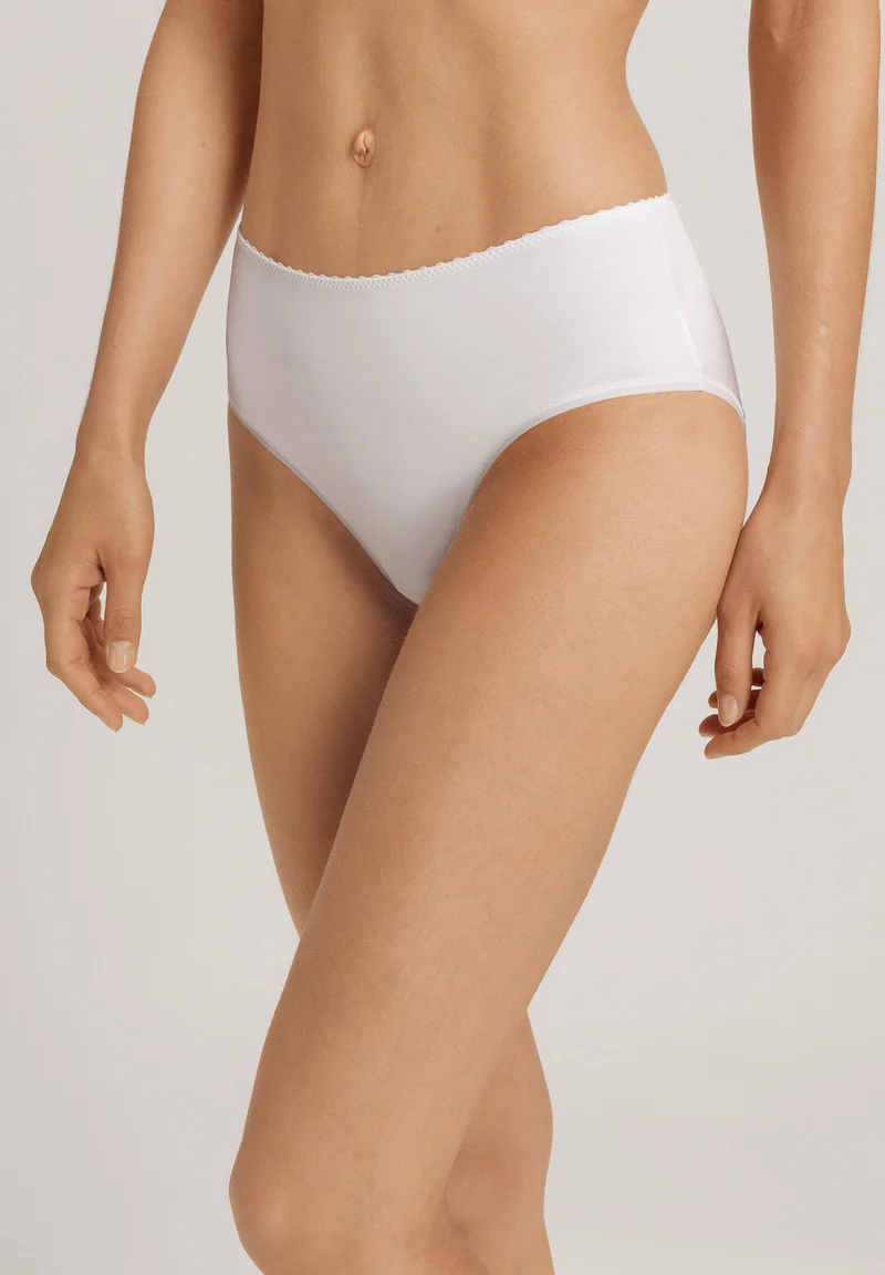Satin Deluxe Midi Briefs | off white 071126-070102