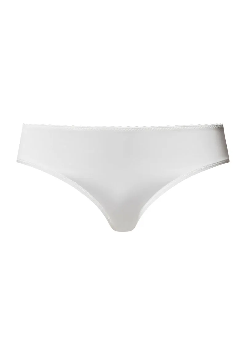 Satin Deluxe Mini Briefs | off white 071125-070102