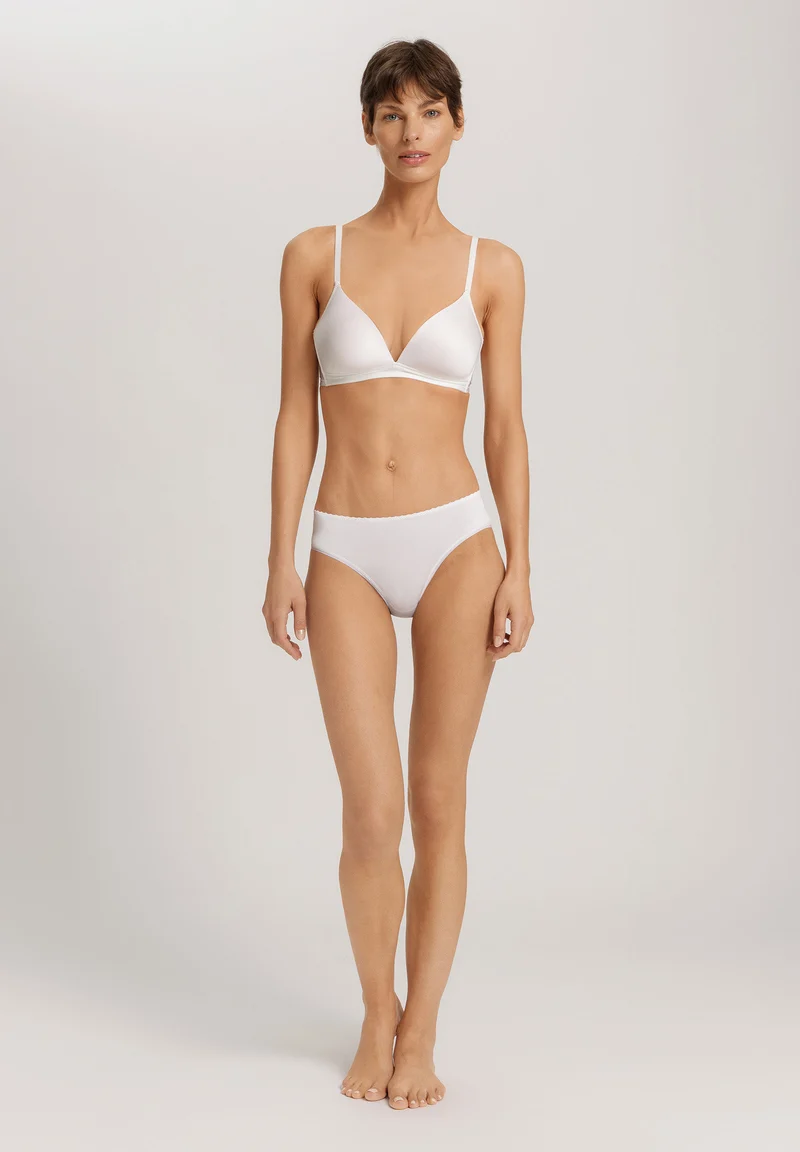 Satin Deluxe Mini Briefs | off white 071125-070102