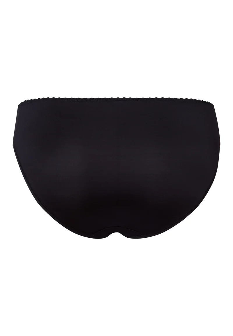 Satin Deluxe Mini Briefs | black 071125-070019