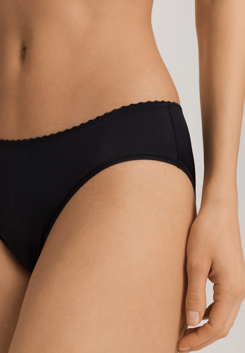 Satin Deluxe Mini Briefs | black 071125-070019