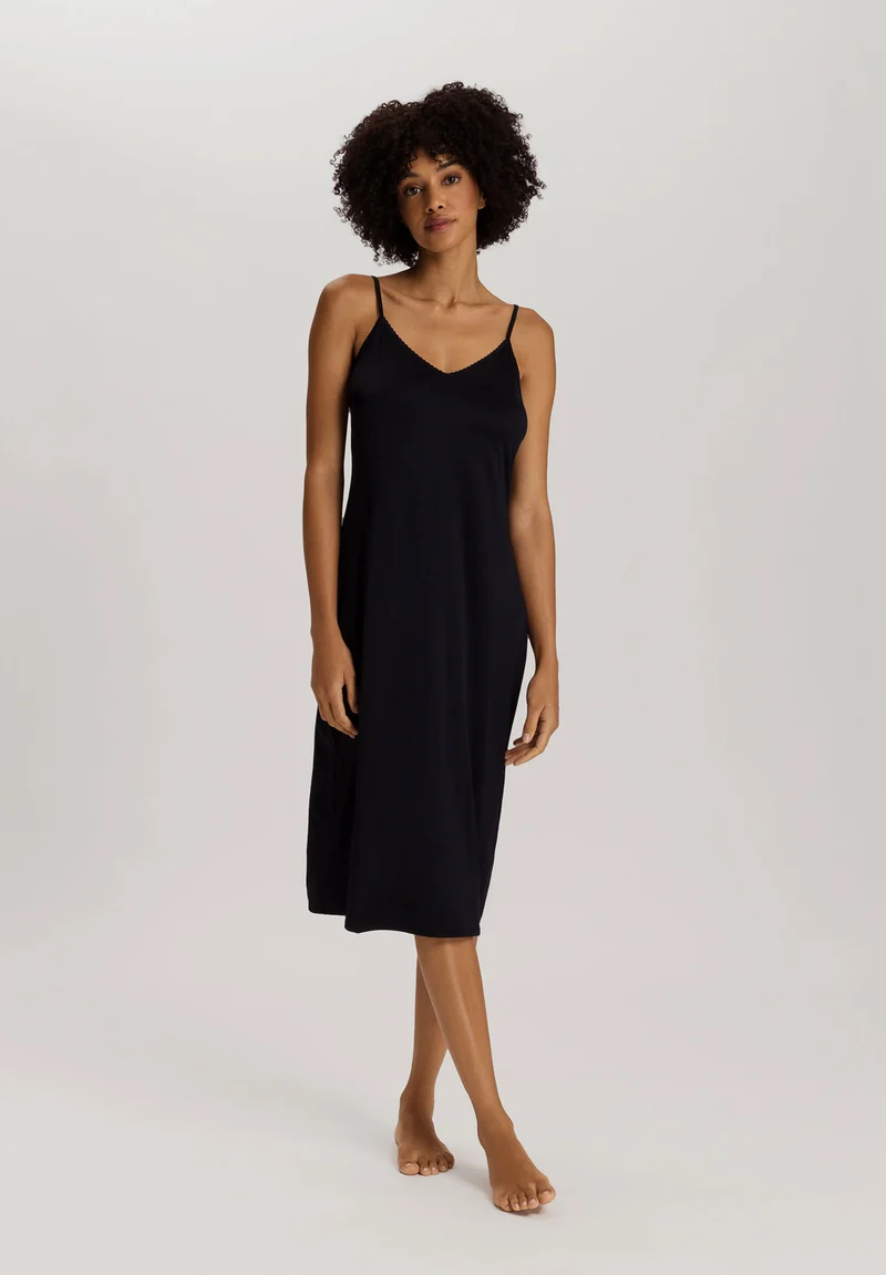 Satin Deluxe Bodydress 110cm | black 071078-070019