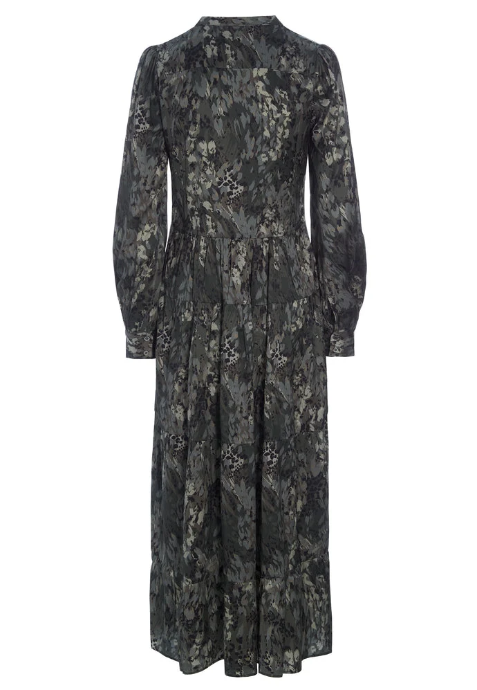 Seraphina Ozelot Beetle Midi Dress